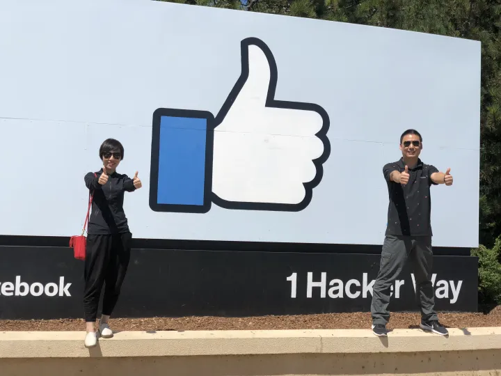 潘辰星在美国 Facebook 的交流现场