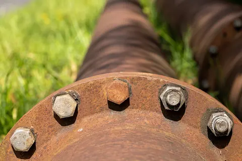 Geschraubter Rohrflansch