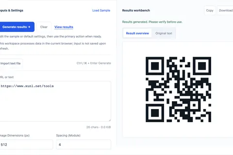QR Code Generator screenshot