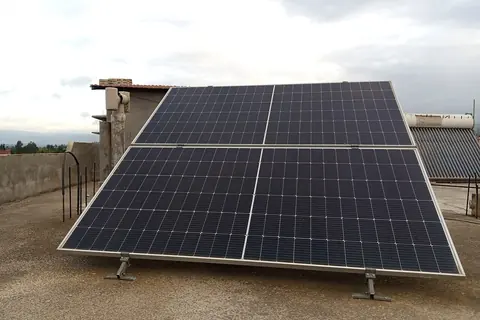 Solarmodule auf dem Dach