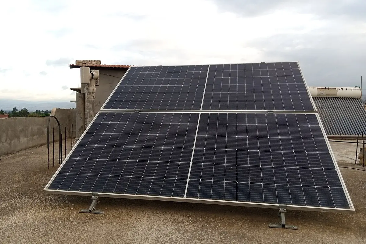Solarmodule auf dem Dach